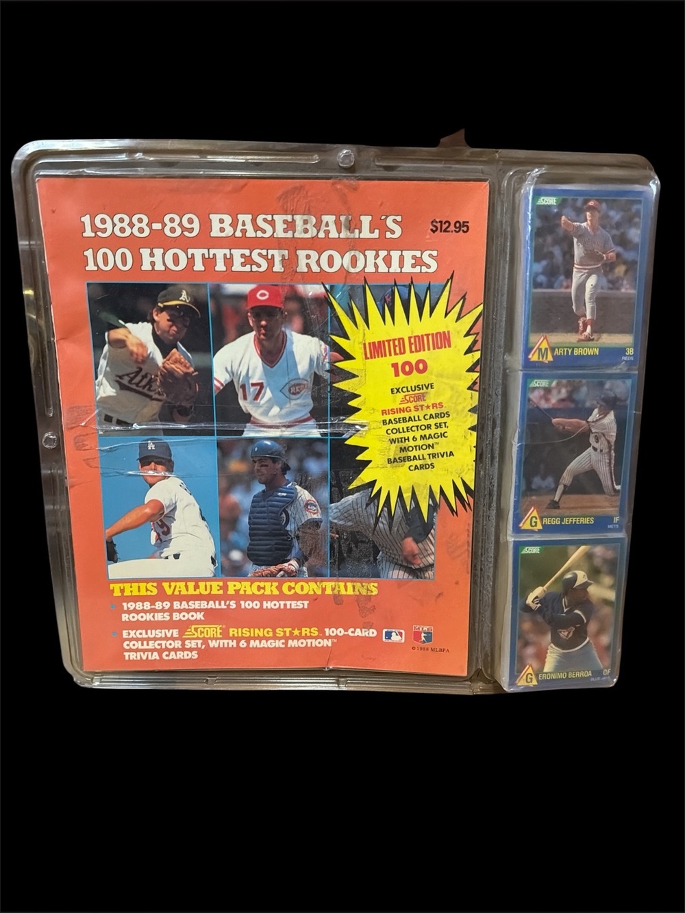 1988-89 Score Limited Edition Baseball's 100 Hottest Rookies Collector Set